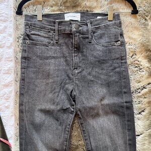 Frame Le High Skinny Grey Jeans